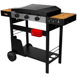 Leen Bakker Somagic Plancha - Zwart - 112.5 x 47.5 x 88.5cm