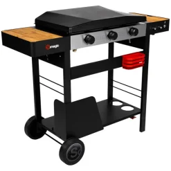 Leen Bakker Somagic Plancha - Zwart - 112.5 x 47.5 x 88.5cm