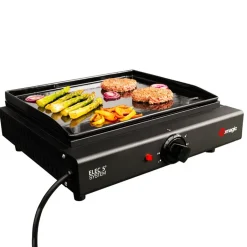 Somagic Plancha OLIANA - Zwart - Staal Outlet