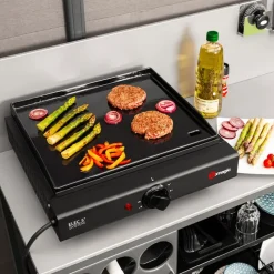 Somagic Plancha OLIANA - Zwart - Staal Outlet