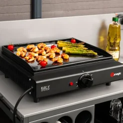 Somagic Plancha OLIANA - Zwart - Staal Outlet