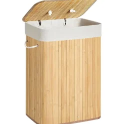 Dok Home Songmics - Bamboe Opbergmand/ Wasmand - 72L - Naturel - EV Sale