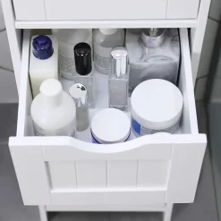 Songmics - Kast met 4 lades en deur - MDF - Wit Sale