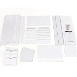 Songmics - Kast met 4 lades en deur - MDF - Wit Sale