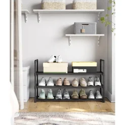 Songmics Schoenenrek Pedri - 92 x 30,5 x 55 cm - Zwart Hot