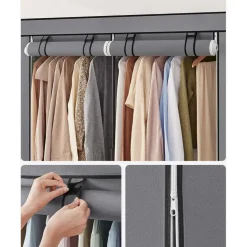 Songmics Stoffen draagbare kledingkast - opvouwbaar kledingrek voor slaapkamer Clearance