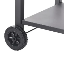 Beliani SPIAZZI - Keukentrolley - Zwart - Staal Outlet