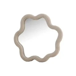 Fjôrd Spiegel Beige Bouclé - 70x70x3,5cm - Kungsbacka Outlet