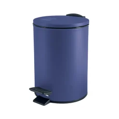 Spirella Pedaalemmer Cannes - blauw - 3L - metaal - 17 x 25 cm Online