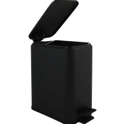 Spirella Pedaalemmer Paris - zwart - 5L - metaal - 28 x 14 x 29 cm Online