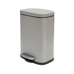 Spirella Pedaalemmer Venice - beige - 5L - metaal - 21 x 30 cm Discount