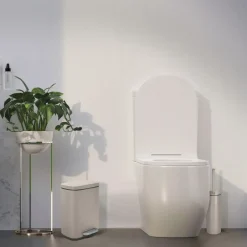 Spirella Pedaalemmer Venice - beige - 5L - metaal - 21 x 30 cm Discount