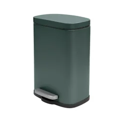 Spirella Pedaalemmer Venice - donkergroen - metaal - 21 x 30 cm Best