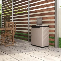 Keter Split basic - 68x39x85 cm - donker grijs/zwart Clearance