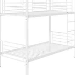 Emob Exclusive Stapelbed Dixie 90x200cm - metaal - mat wit New