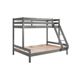 Vipack Stapelbed Triple 3-persoons hout - grijs Best