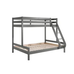 Vipack Stapelbed Triple 3-persoons hout - grijs Best