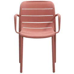 Leen Bakker Stapelstoel Nice - kunststof/terracotta Sale