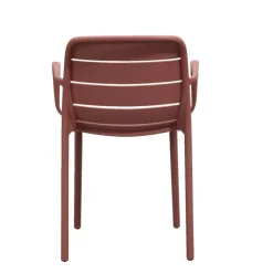 Leen Bakker Stapelstoel Nice - kunststof/terracotta Sale