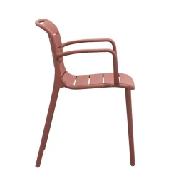 Leen Bakker Stapelstoel Nice - kunststof/terracotta Sale