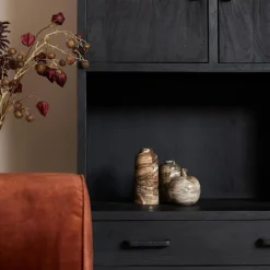 StarFurn - Boekenkast Omaha Black - 90 cm - zwart