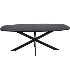 Starfurn - Eettafel Ferris - Zwart - 100x200x76 cm Outlet