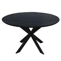 Starfurn - Eettafel Ferris - Zwart - 130x130x76 cm Sale