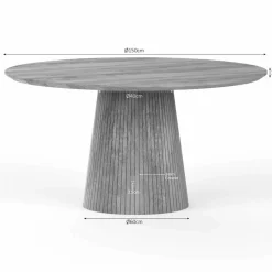 Starfurn - Eettafel Lana - Taupe - 150x150x76 cm Outlet