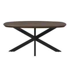 Starfurn - Eettafel Madison - Zwart - 90x160x76 cm Discount