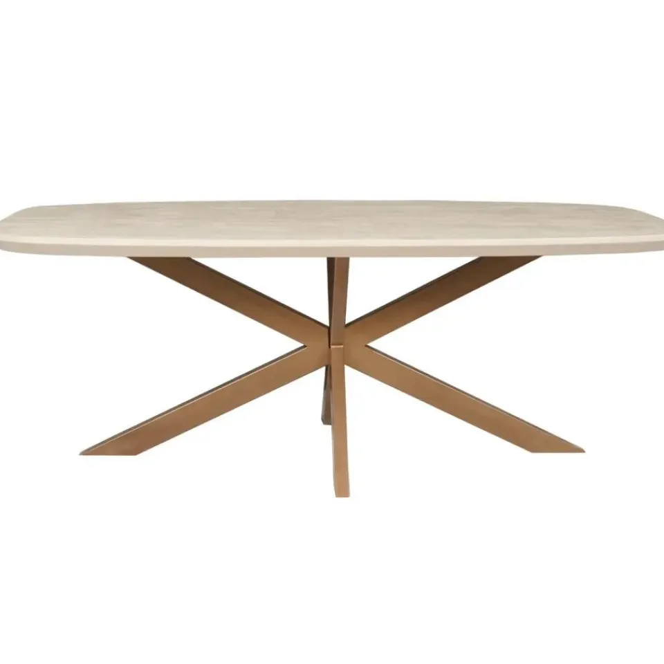 Starfurn - Eettafel Madison - Beige - 100x280x76 cm Discount