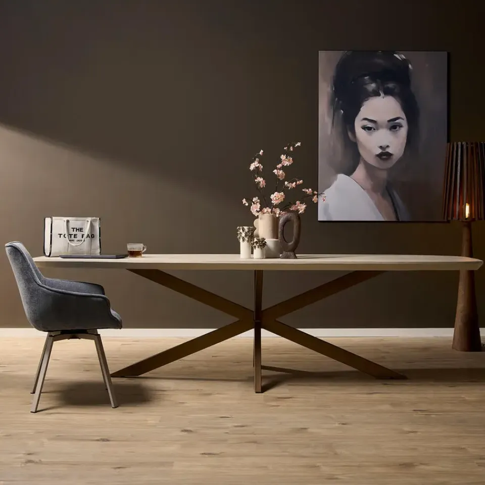 Starfurn - Eettafel Madison - Beige - 100x280x76 cm Discount