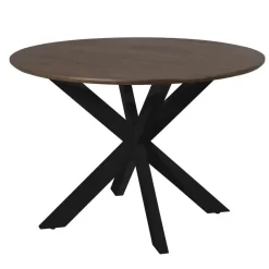 Starfurn - Eettafel Madison - Zwart - 110x110x76 cm Hot