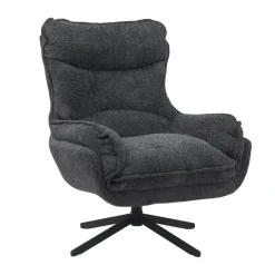 Starfurn - Fauteuil Vera - Grijs - 83x115x59 cm Outlet