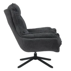 Starfurn - Fauteuil Vera - Grijs - 83x115x59 cm Outlet