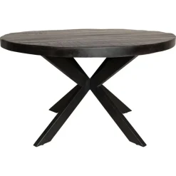 StarFurn - Ronde eettafel Denver - ø130 cm - zwart Hot