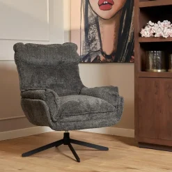 StarFurn - Vera fauteuil - donkergrijs Online