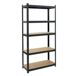 IVOL Stellingkast / Magazijnstelling - Zwart - 5 planken Discount