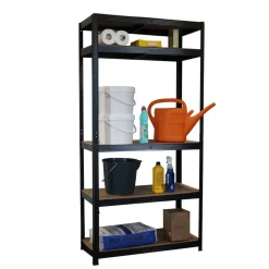 IVOL Stellingkast / Magazijnstelling - Zwart - 5 planken Discount