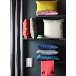 Stof Textile stoelkussen - taupe - 40 x 40 x 4 cm Hot