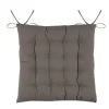 Stof Textile stoelkussens - taupe - 38 x 38 x 3.5 cm Online