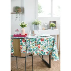 Stof Textiles Tafelkleed - 145 x 240 cm - bloemen Tafellaken Hot