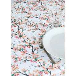 Stof Textiles Tafelkleed - 145 x 240 cm - bloesem Tafellaken Clearance