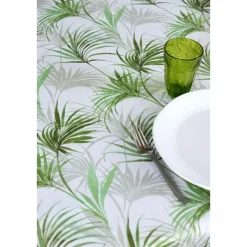 Stof Textiles Tafelkleed - 145 x 240 cm - palmbladeren Tafellaken