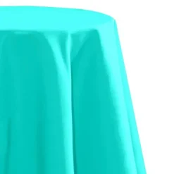 Stof Textiles Tafelkleed - Dia 180 cm - turquoise - Tafellaken New