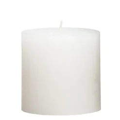 Leen Bakker Stompkaars rustiek Sfeer - wit - 10 cm New