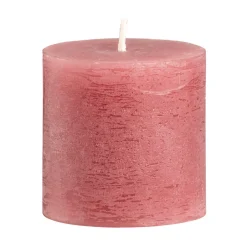 Leen Bakker Stompkaars rustiek Sfeer - oudroze - 7 cm Sale