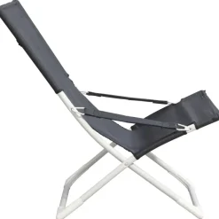 Leen Bakker Strandstoel Rimini - antraciet Sale
