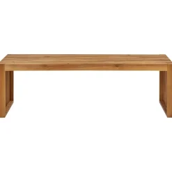 Beliani SULZANO - Tuinbank set van 2 - Lichthout - Acaciahout Discount