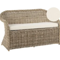 Leen Bakker SUSUA - Tuinbank - Gebroken wit - Rotan Best
