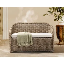 Leen Bakker SUSUA - Tuinbank - Gebroken wit - Rotan Best